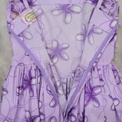 フラダンス 衣装 ワンピース ドレス メネフネプランテーション パープル系 MENEHUNE PLANTETION 日本製 キャミソールワンピース プルメリア柄 ワンカラー かわいい 華やか 鮮やか 明るい ハワイアン アロハ ハワイアンプリント フラ ダンス