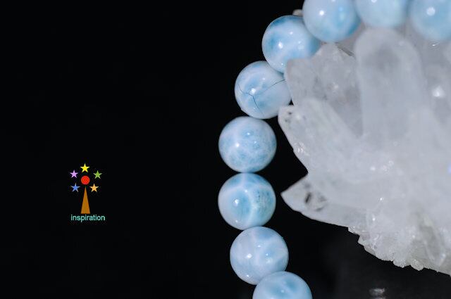 超最高級ラリマー9.5mmブレスレッド B047-5 | パワーストーンショップ