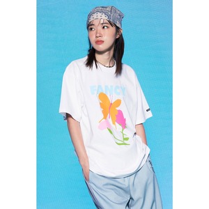 [NASTY FANCY CLUB] CHARMING FLOWER TEE (WHITE) 正規品 韓国ブランド 韓国ファッション 韓国通販 韓国代行 Tシャツ