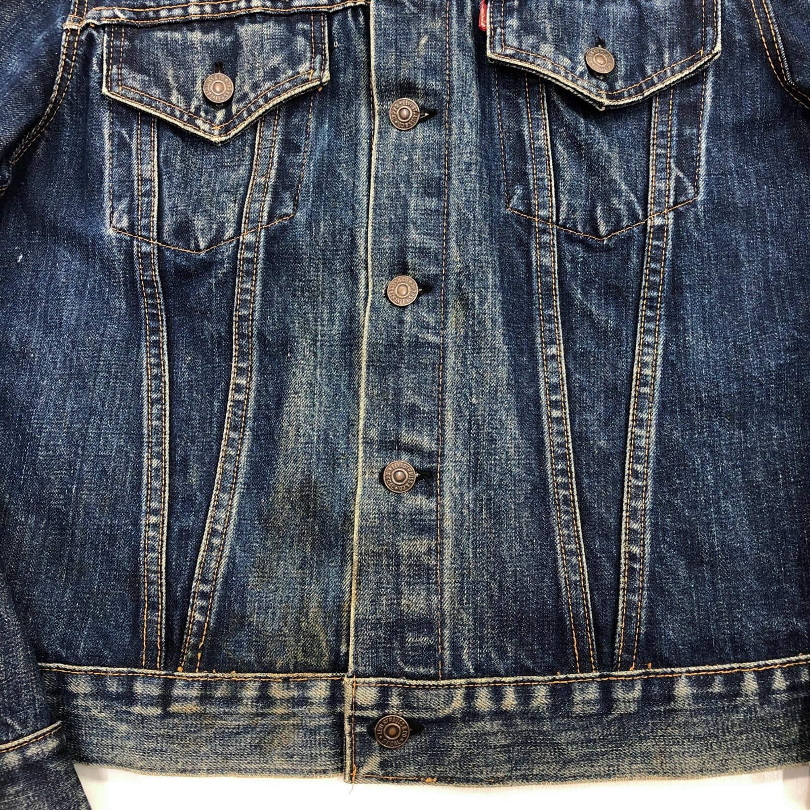 LEVI'S リーバイス 60年代 USA製 70505 4th BIG E 不均等V ボタン裏