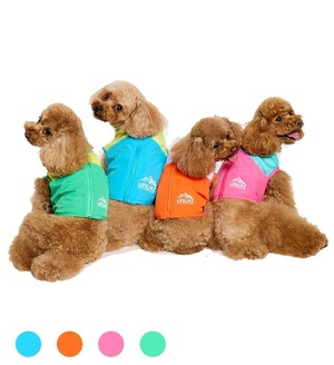 犬服　ICEビタミンカラーベスト　保冷剤付き　［FB-M号〜］