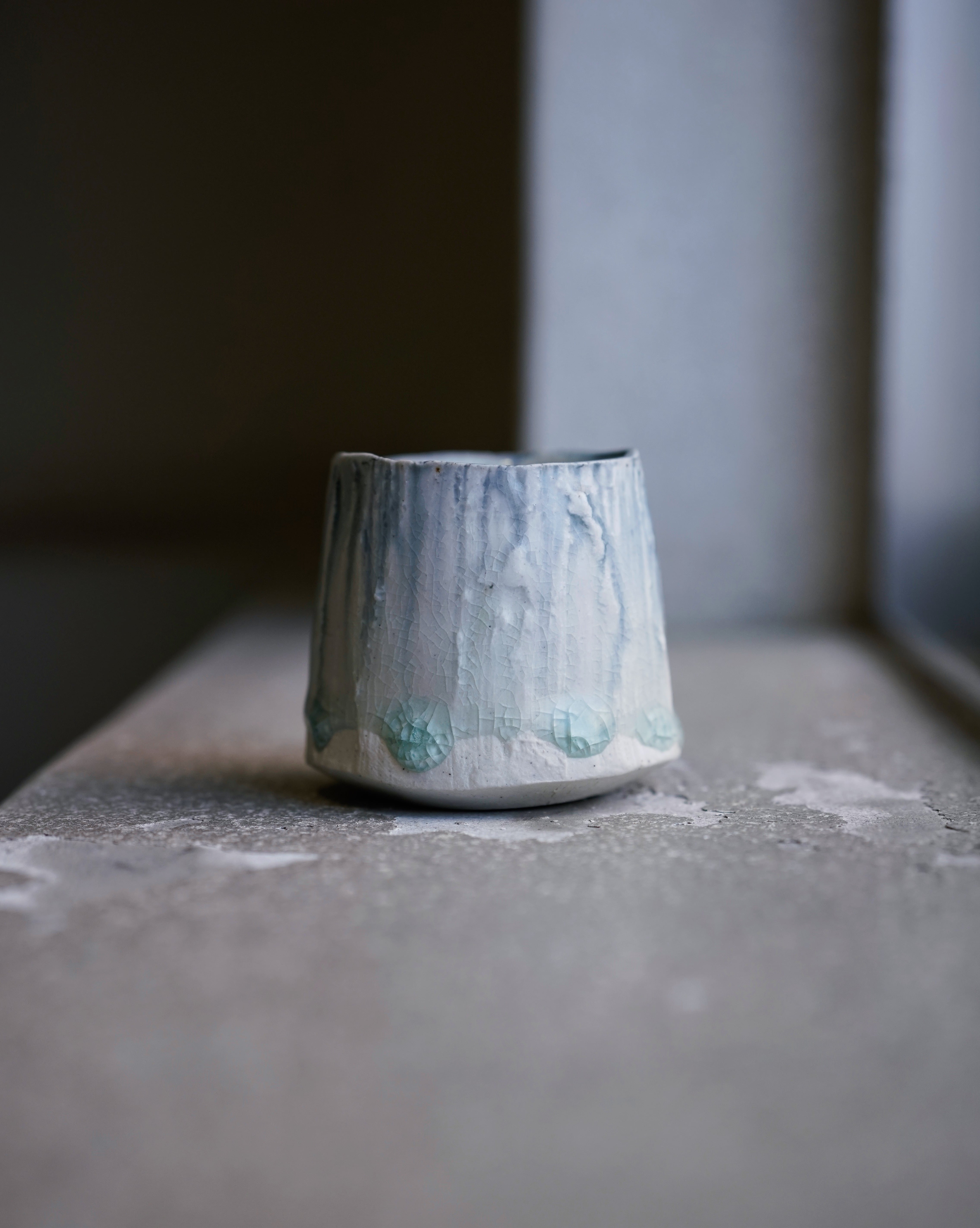 流彩ぐい呑 / 市川恵大