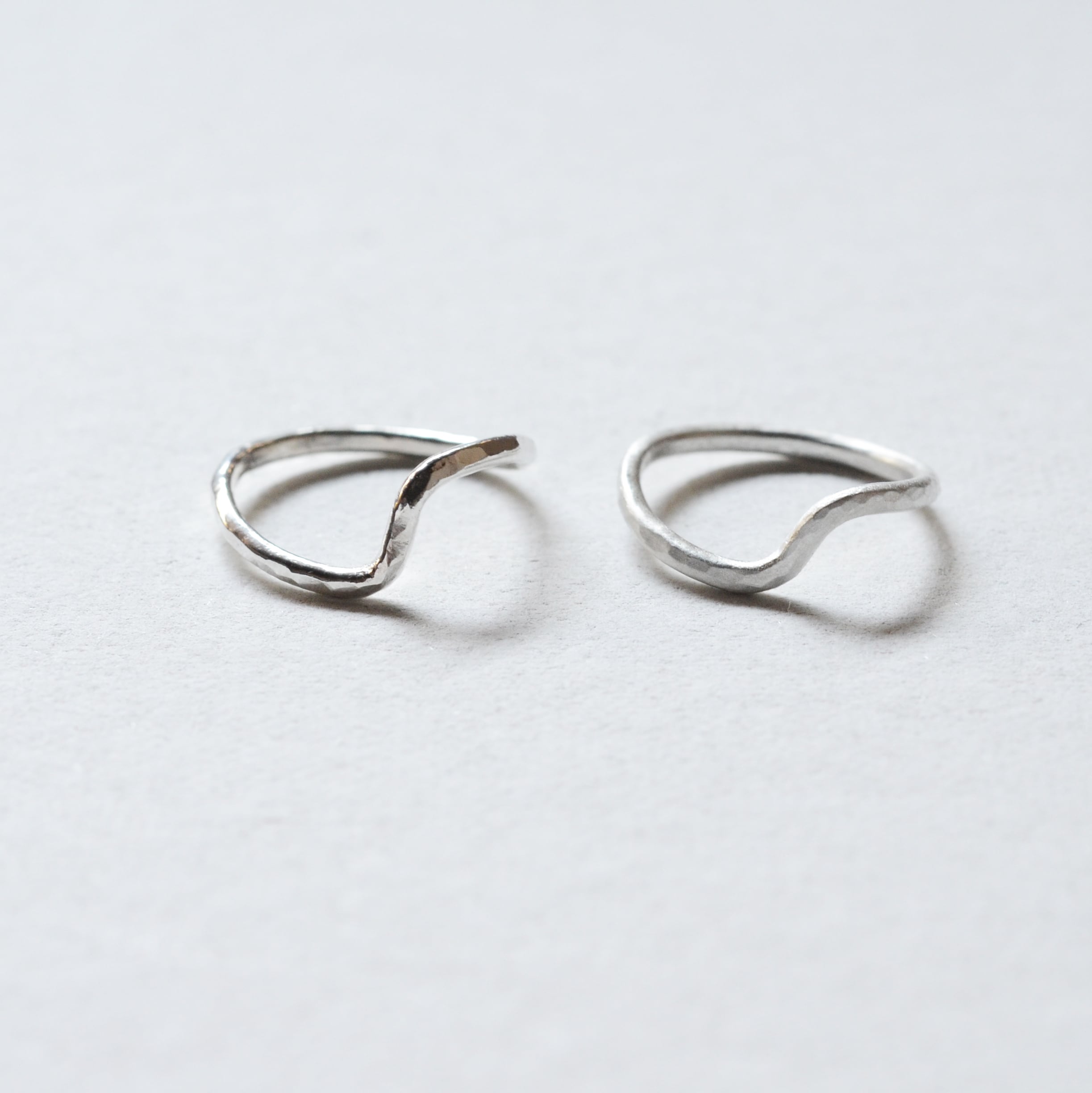 〈Silver925〉HE coral ring / 1.5mm