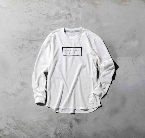 000-003 CROSSEDOG ボックスロゴTシャツ　ホワイト　3,980円＋税