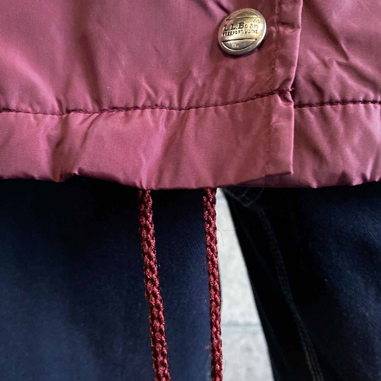 USA製 L.L.Bean エルエルビーン 80年代 チンスト ナイロンコーチ 