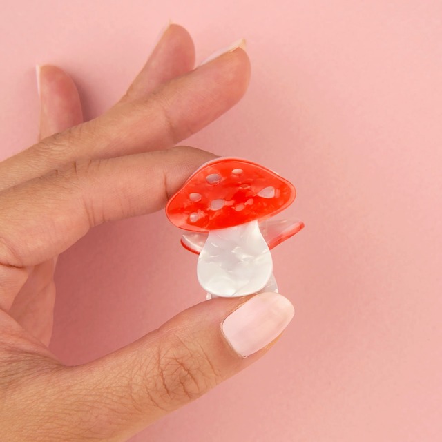 «即納» Coucou Suzette Mushroom Mini Hair Claw ククシュゼット ヘアアクセサリー