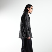 INTERIM(インテリム)TEXTURED DONEGAL BOUCLÉ DEADSTOCK HYPER BIG FLY FRONT SHIIRTS JACKET