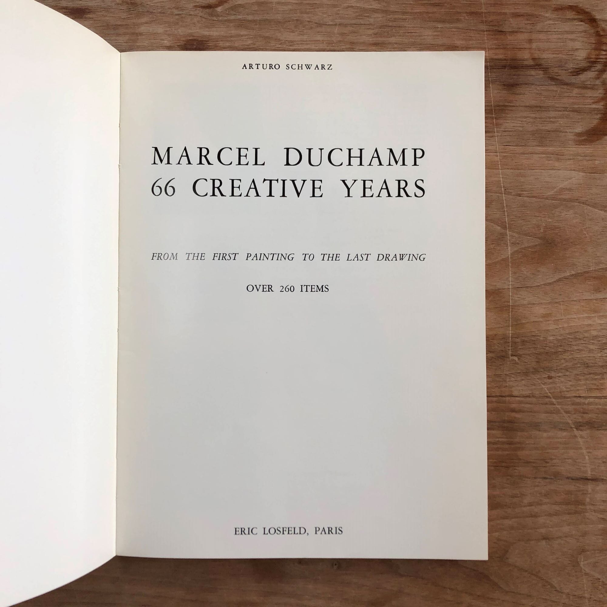 送料込】Marcel Duchamp 66 Creative Years From the first painting