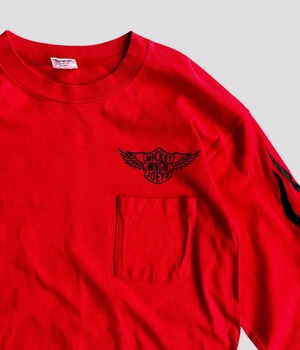 -MICKEY AND JOEY'S- Vintage 80s M Long Sleeve Print T-shirt