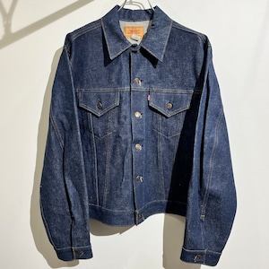 70s Levi's 70505 Denim Jacket NW 70年代 リーバイス 70505 デニムジャケット ノーウォッシュ 48 ビッグサイズ