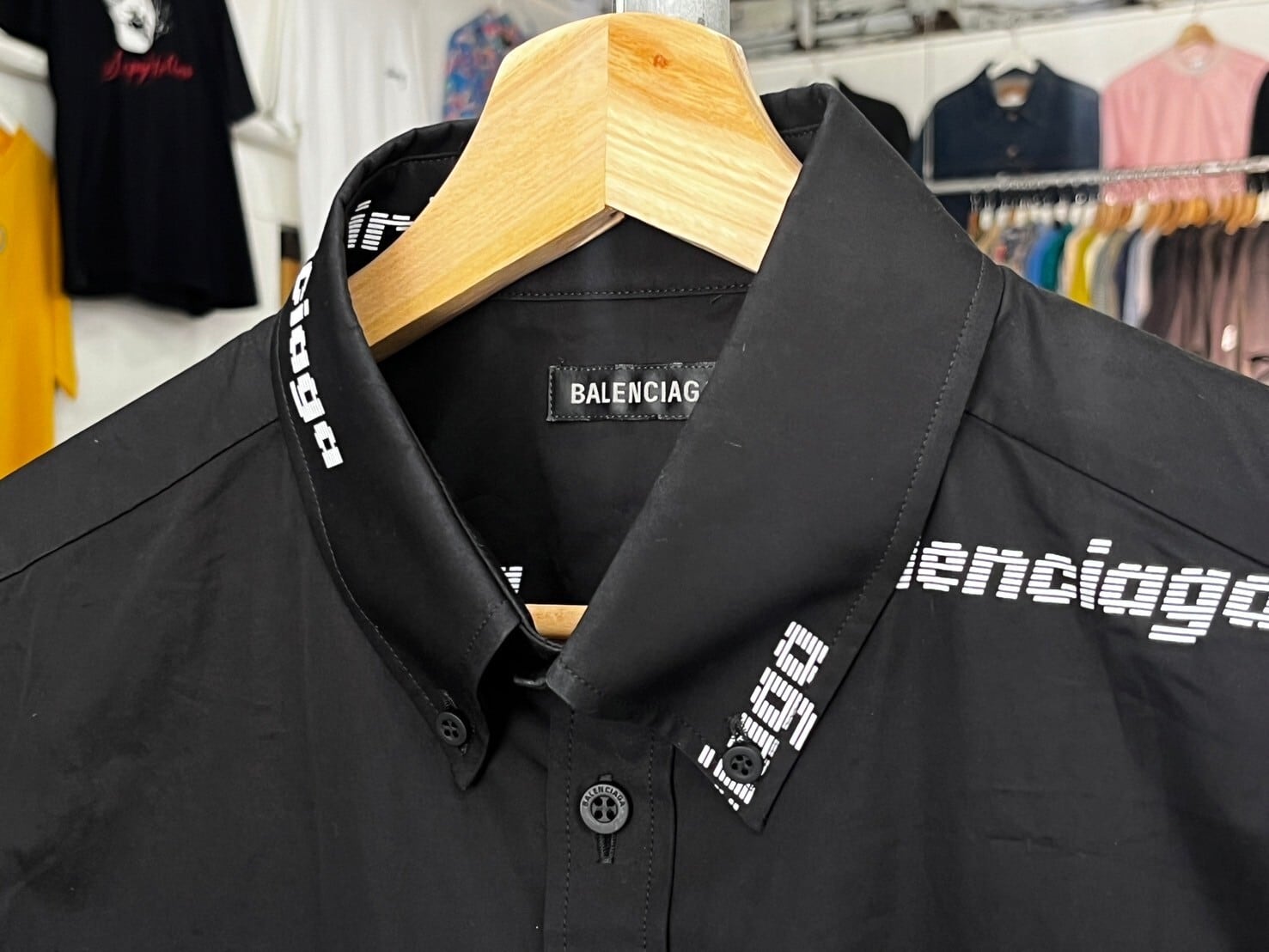 バレンシアガ】Balenciaga 23SS メンズ ロゴプリント 済ませよ オール  