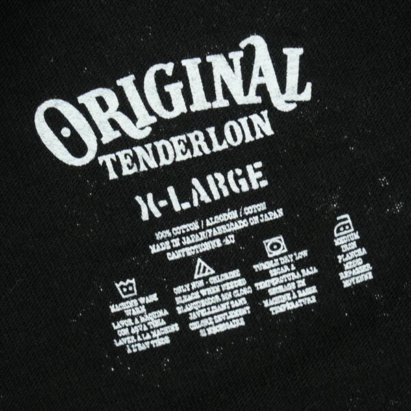Size【XL】 TENDERLOIN テンダーロイン LONG SLEEVE TEE 2B BLACK ロン