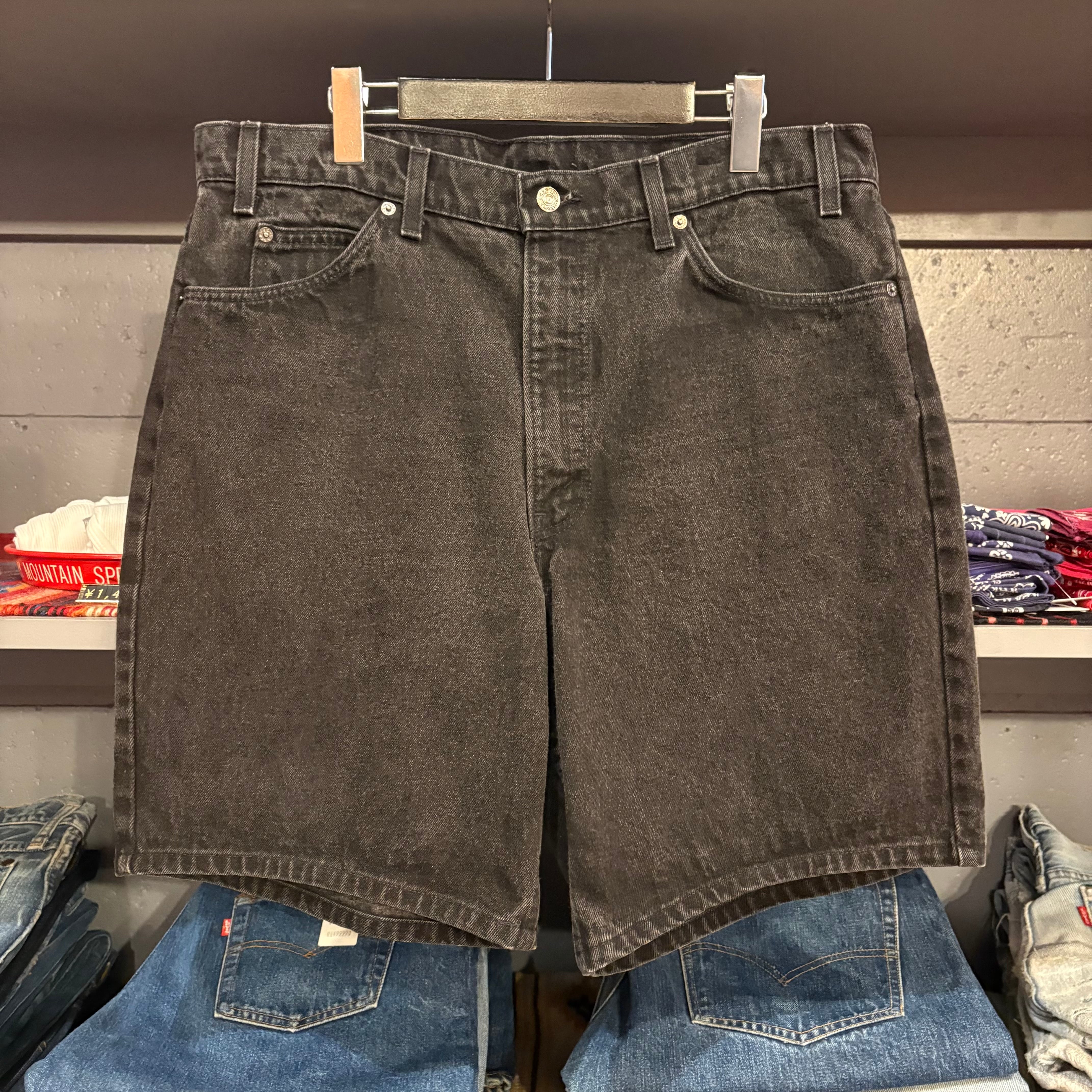 95's Levis 550 Black Denim Shorts USA製 | VOSTOK