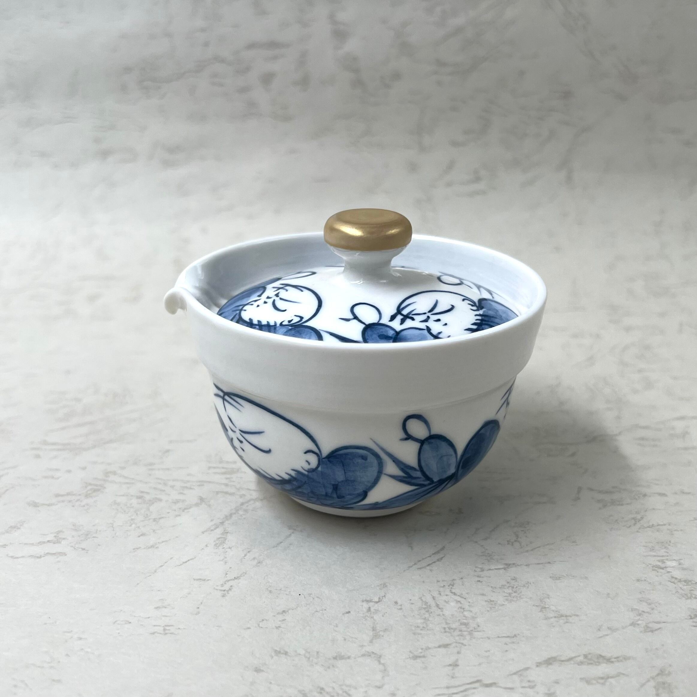 陶あんHAPPY SET伝統工芸染付 オーバル皿 SET