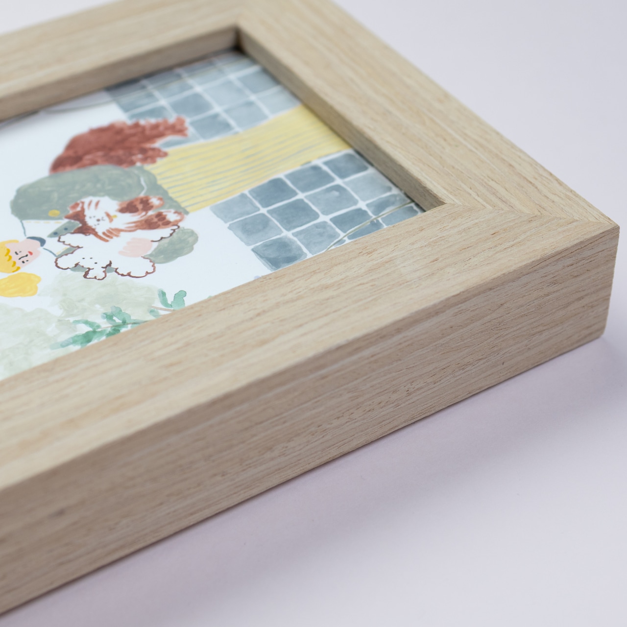 < Riie / ワカイリエ > 原画「ふわふわクラブ」