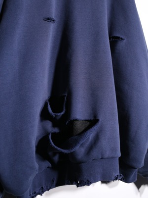 REMAKE / "carhartt" 肋骨 skull motif punk design zip-up foodie
