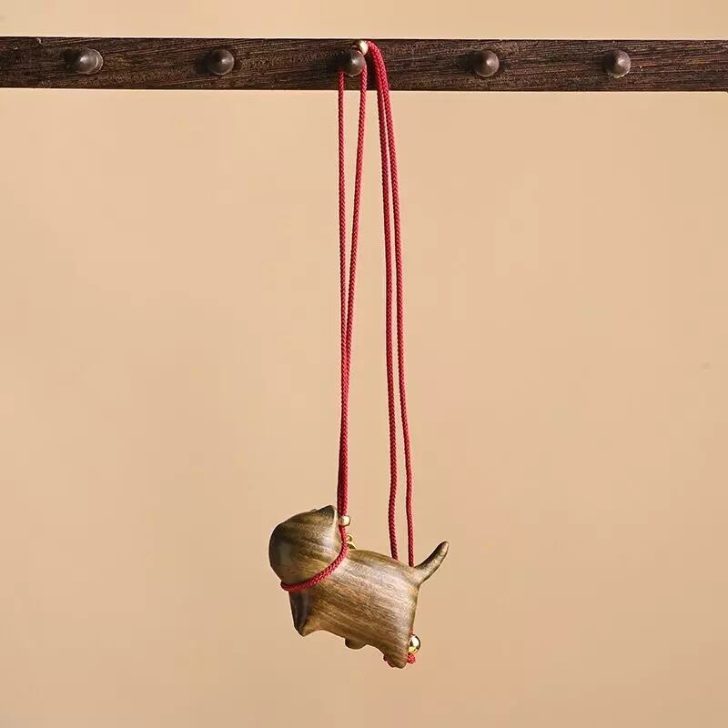 木製 ネコチャーム