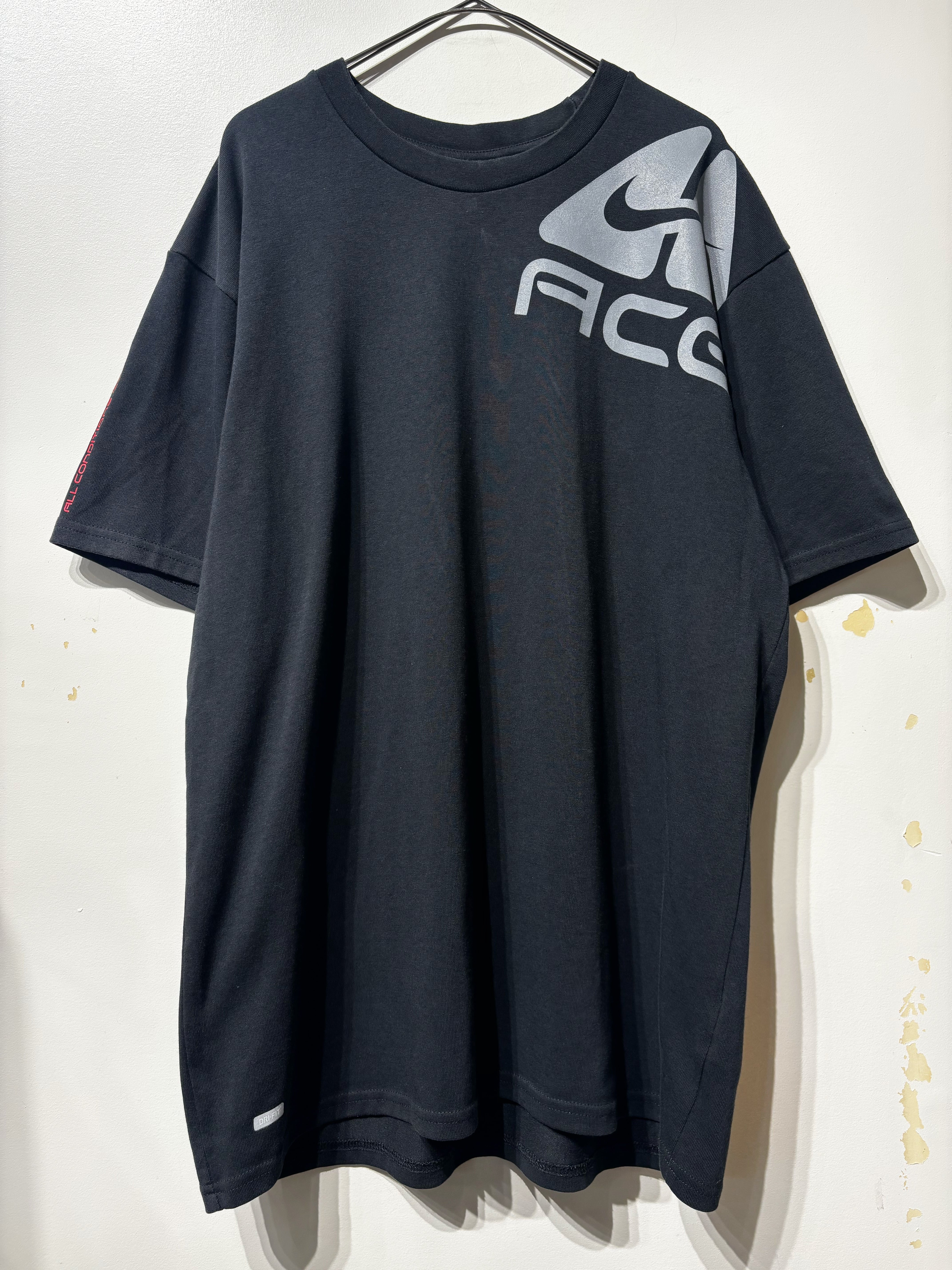 (CS2367)90’s NIKE ACG graphic print dry-fit T-shirt