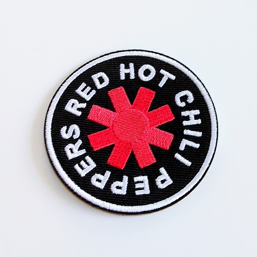 送料無料! ★刺繍アイロンワッペン★ 【 Red Hot Chili Peppers(レッドホットチリペッパーズ)】レッチリ 〚アメリカン雑貨 アメトイ〛