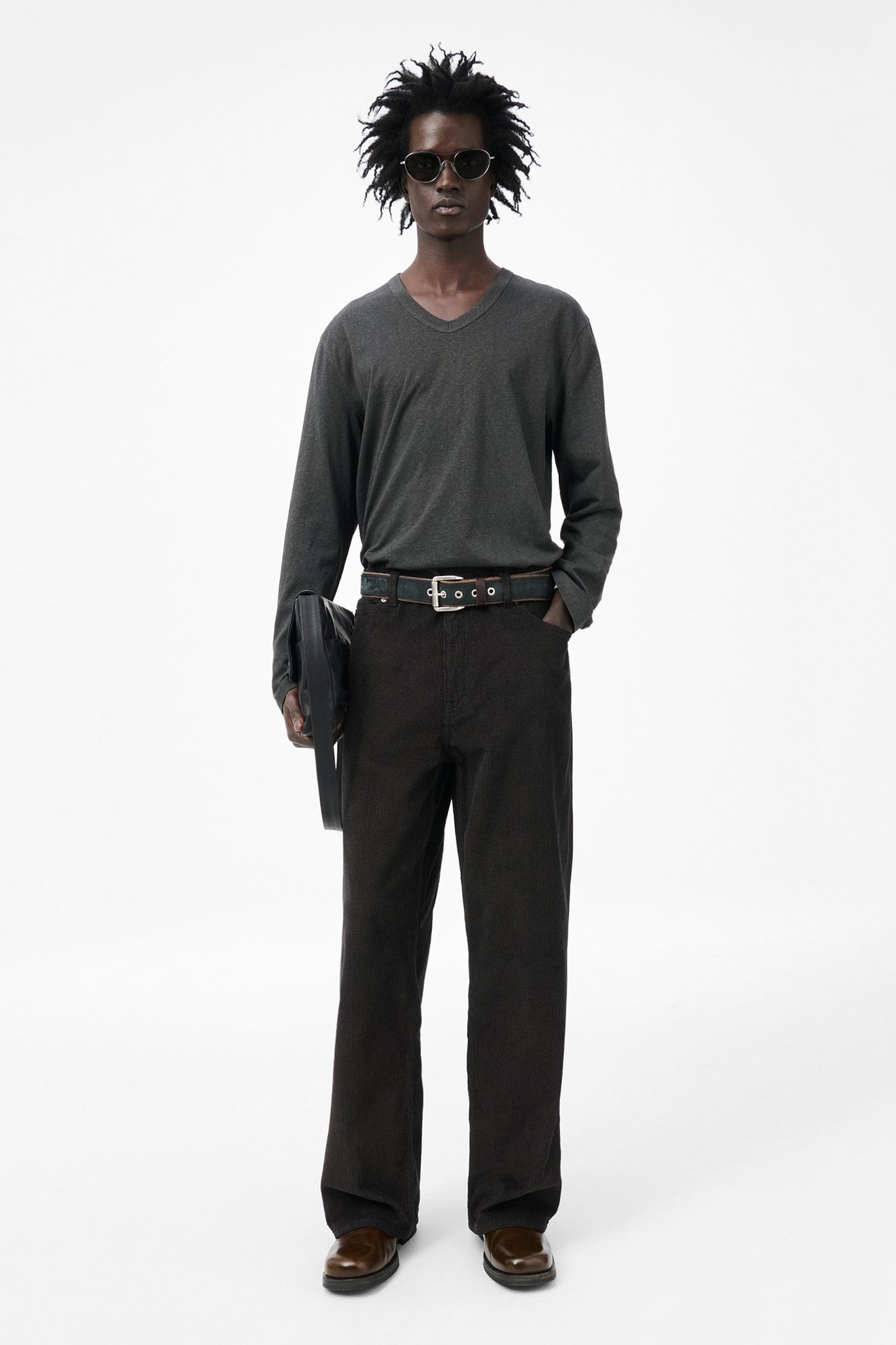 OUR LEGACY VAST CUT Dark Brown Twill Cord M4255VD | BEST PACKING STORE