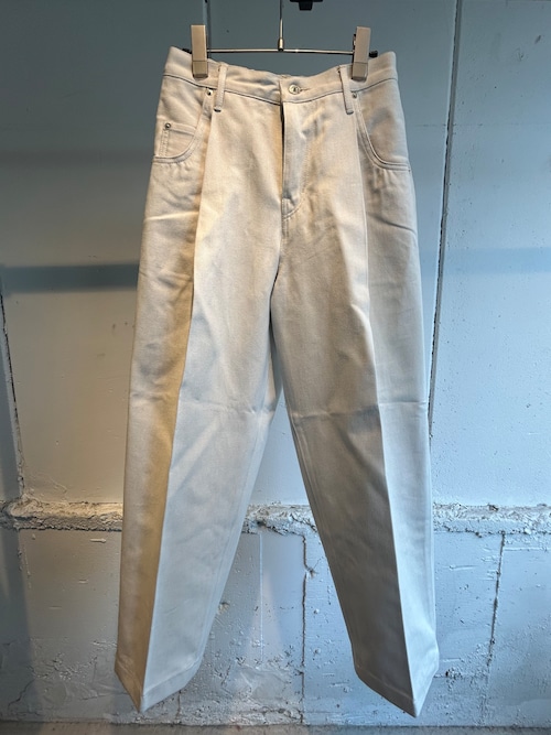 NEONSIGN  inside out wide denim slacks rigid