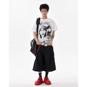 ストリート Battleプリント Tシャツ T920