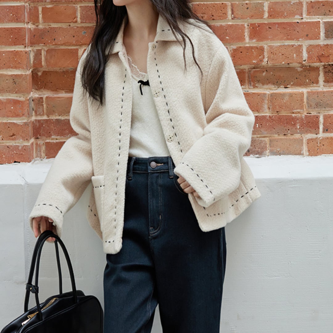 apricot casual jacket