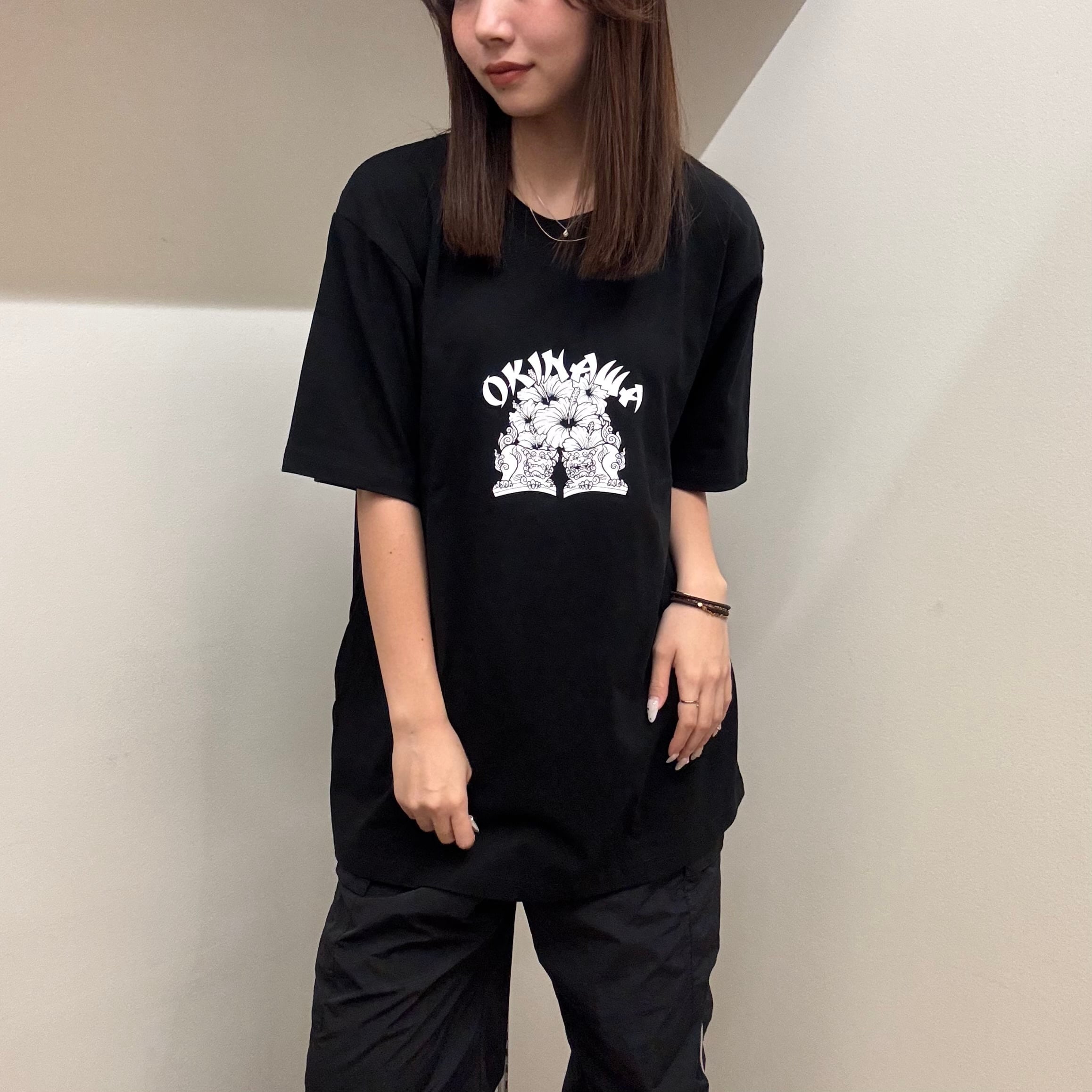 プリントTシャツ】花笠ハイビスカス | RADIANT JAPAN
