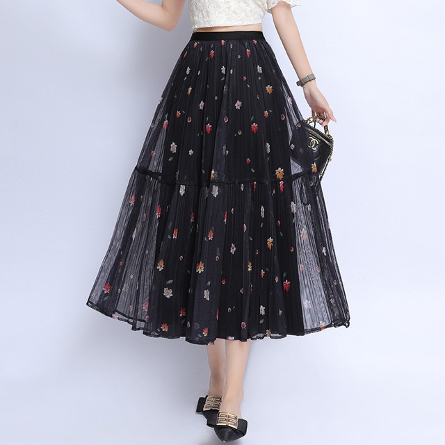 Floral Tiered Skirt