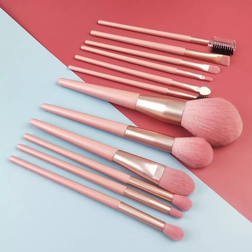 ピンク メイクアップ ブラシ セット 12本入り Coco Rose Beauty ココ ローズ ビューティー