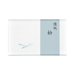 【在庫処分】Hogdseirrs こころ懐紙本舗(Kokorokaishihompo) 懐紙 白 女性用サイズ:14.5x17.5cm(1枚) 松