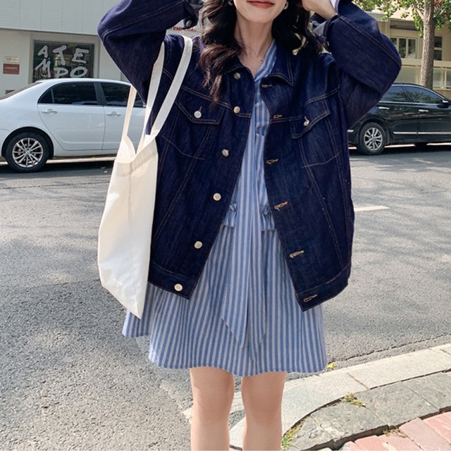oversized denim jacket J00067