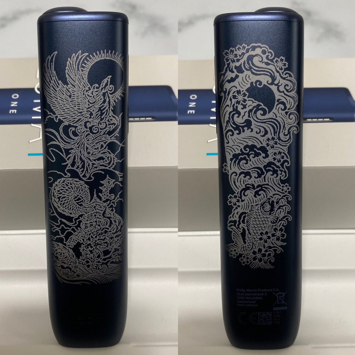 龍 鳳凰 鯉 桜 加工 iQOS ILUMA i ONE アイコス イルマ i ワン 
