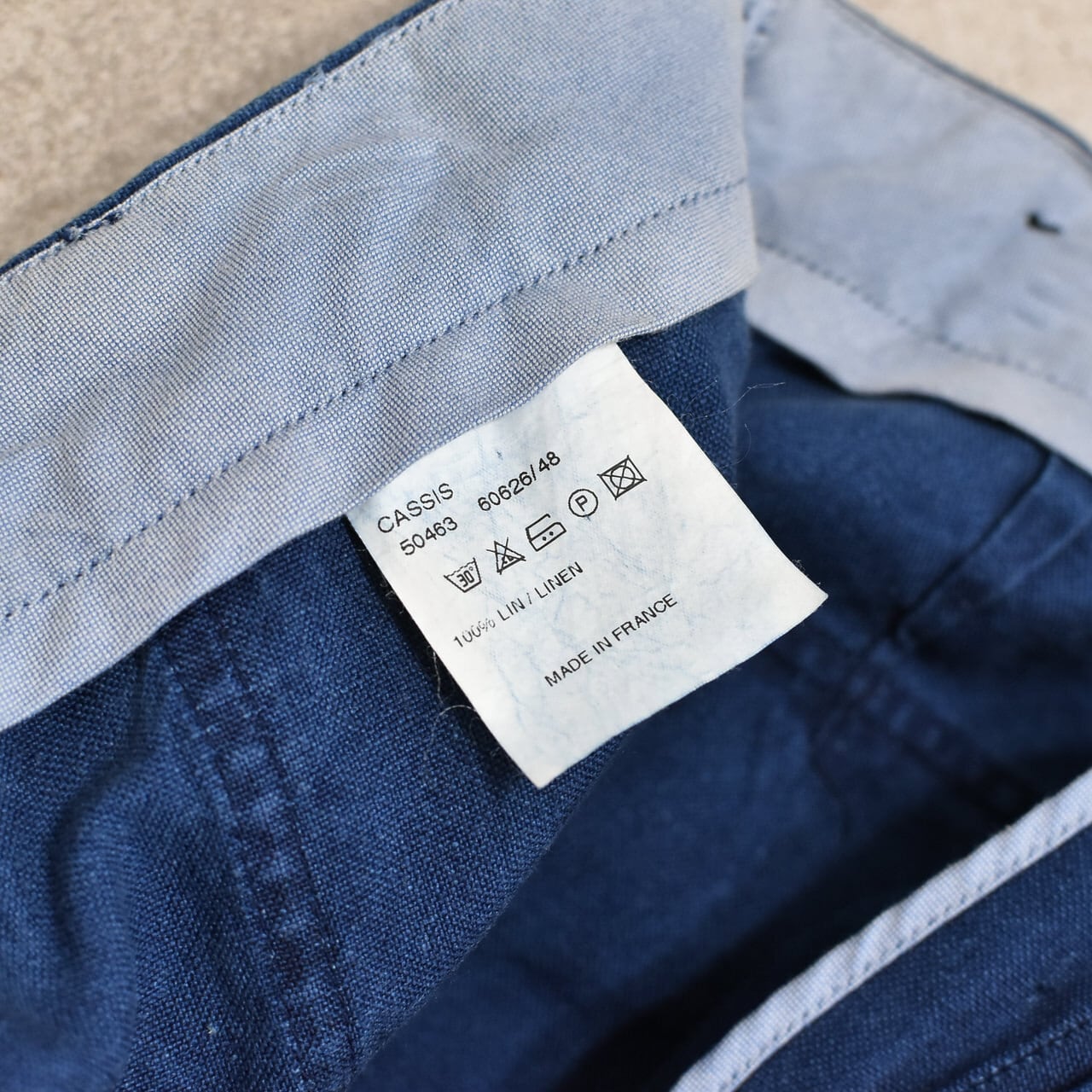 90s BERNARD ZINS linen baker pants | 古着屋 grin days memory