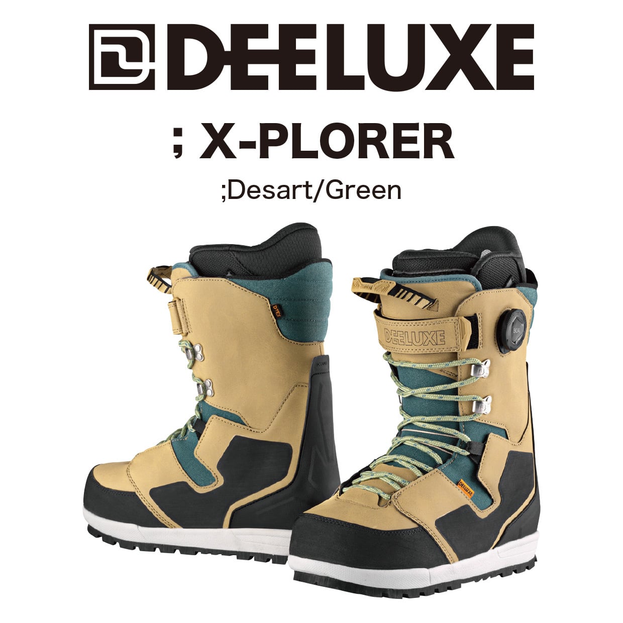 23-24年モデル DEELUXE .『 X-PLORER 』. Desert/Green . ディー