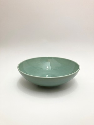 【深川製磁】　笹青磁　めん鉢