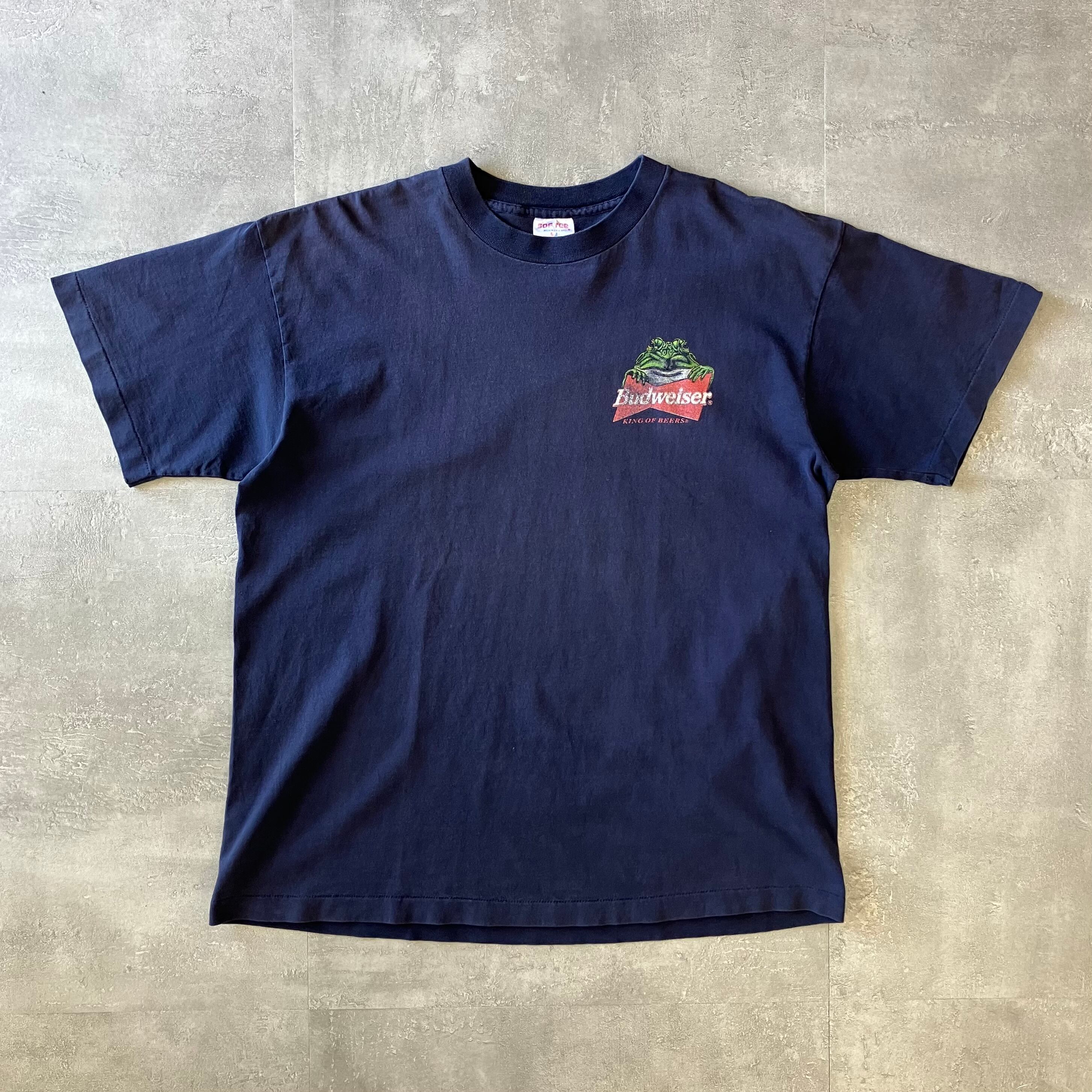 Budweiser SOF TEE 90s usa製 シングルステッチ 両面プリント XL No.1959