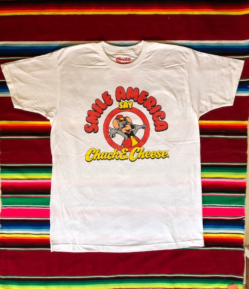 Chuck E Cheese's T-shirts WHITE /チャッキーチーズ Tシャツ 直輸入