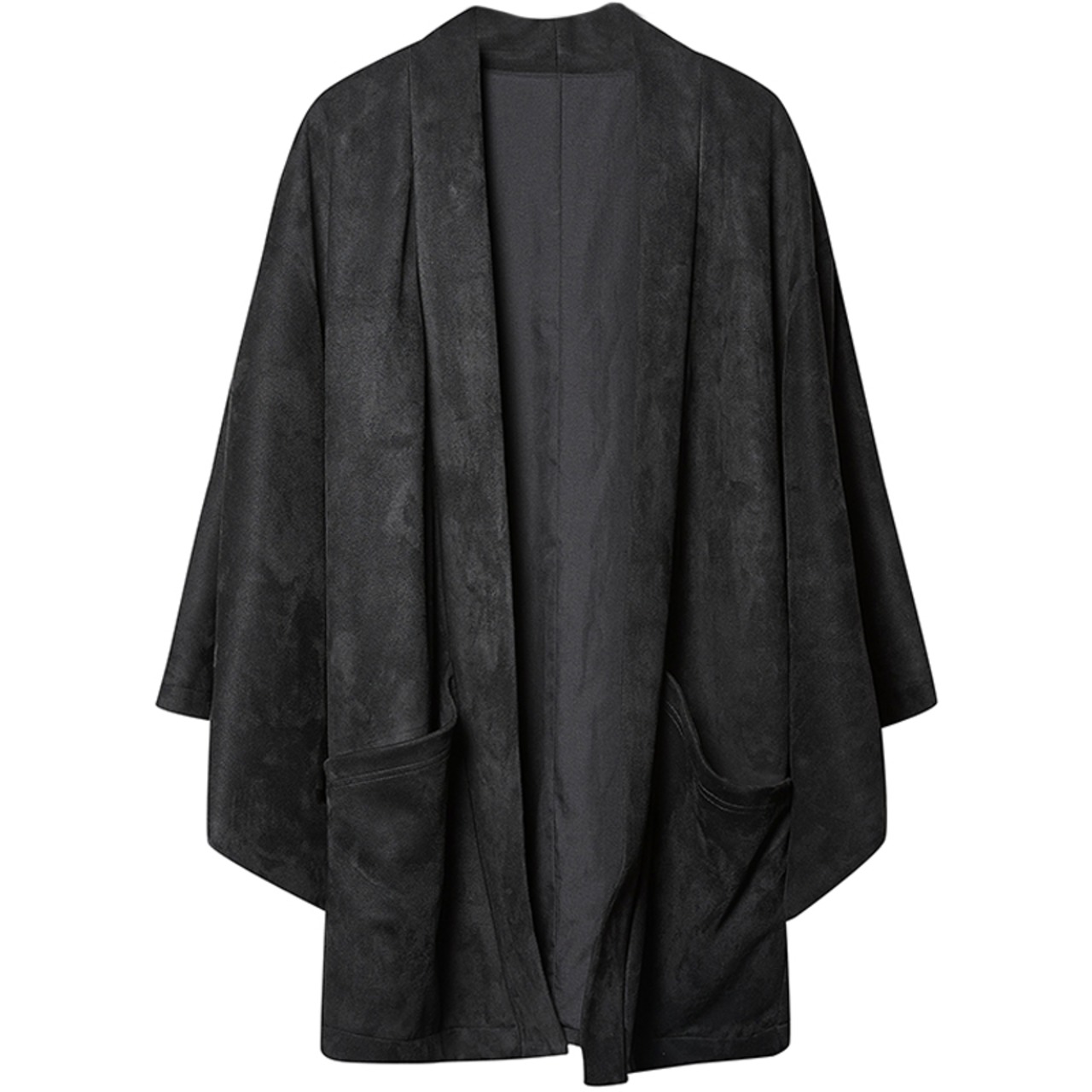 RFDRFD ロング丈フェイクスエードカーディガン