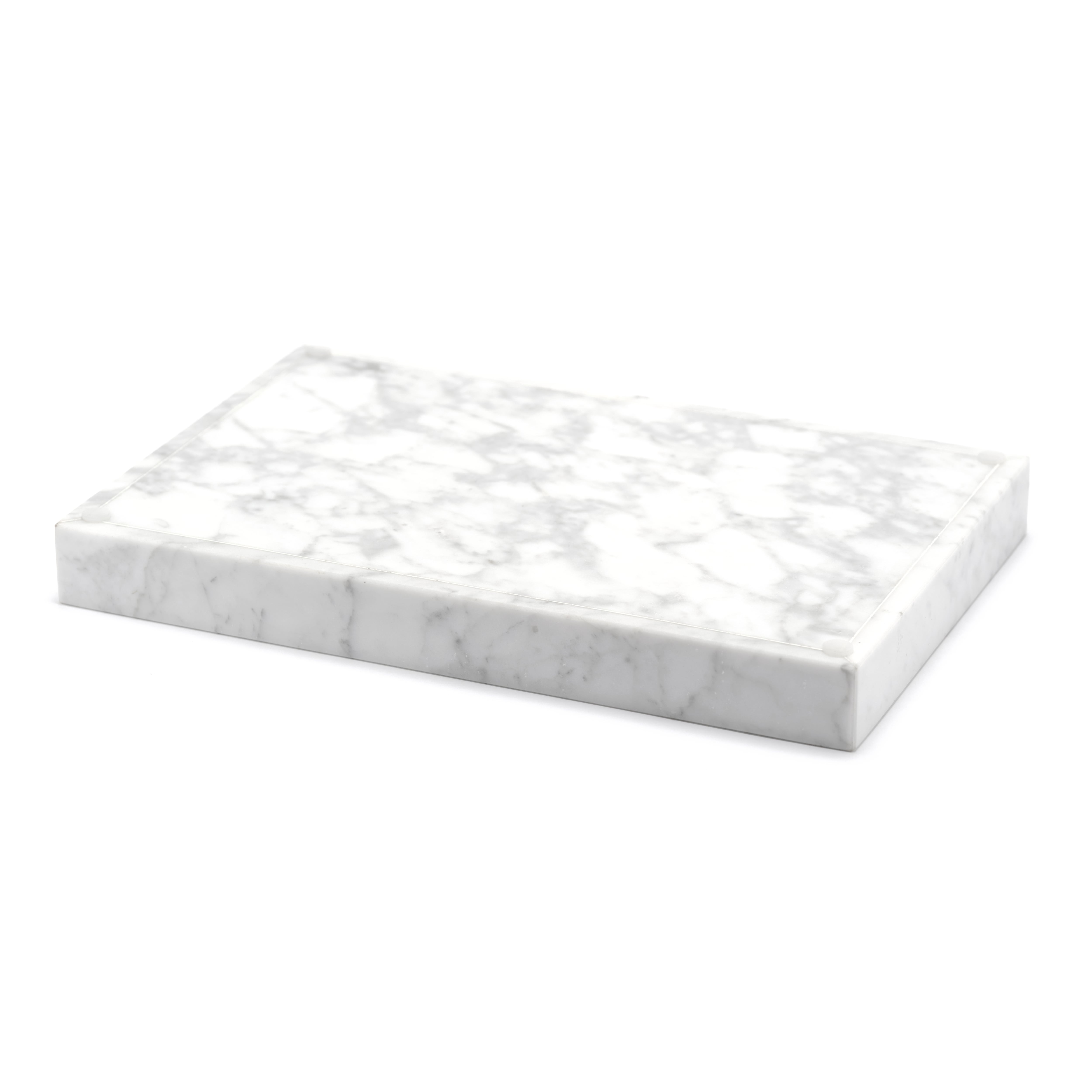 MARBLE TRAY - Bianco Carrara × Large | TOME HOME