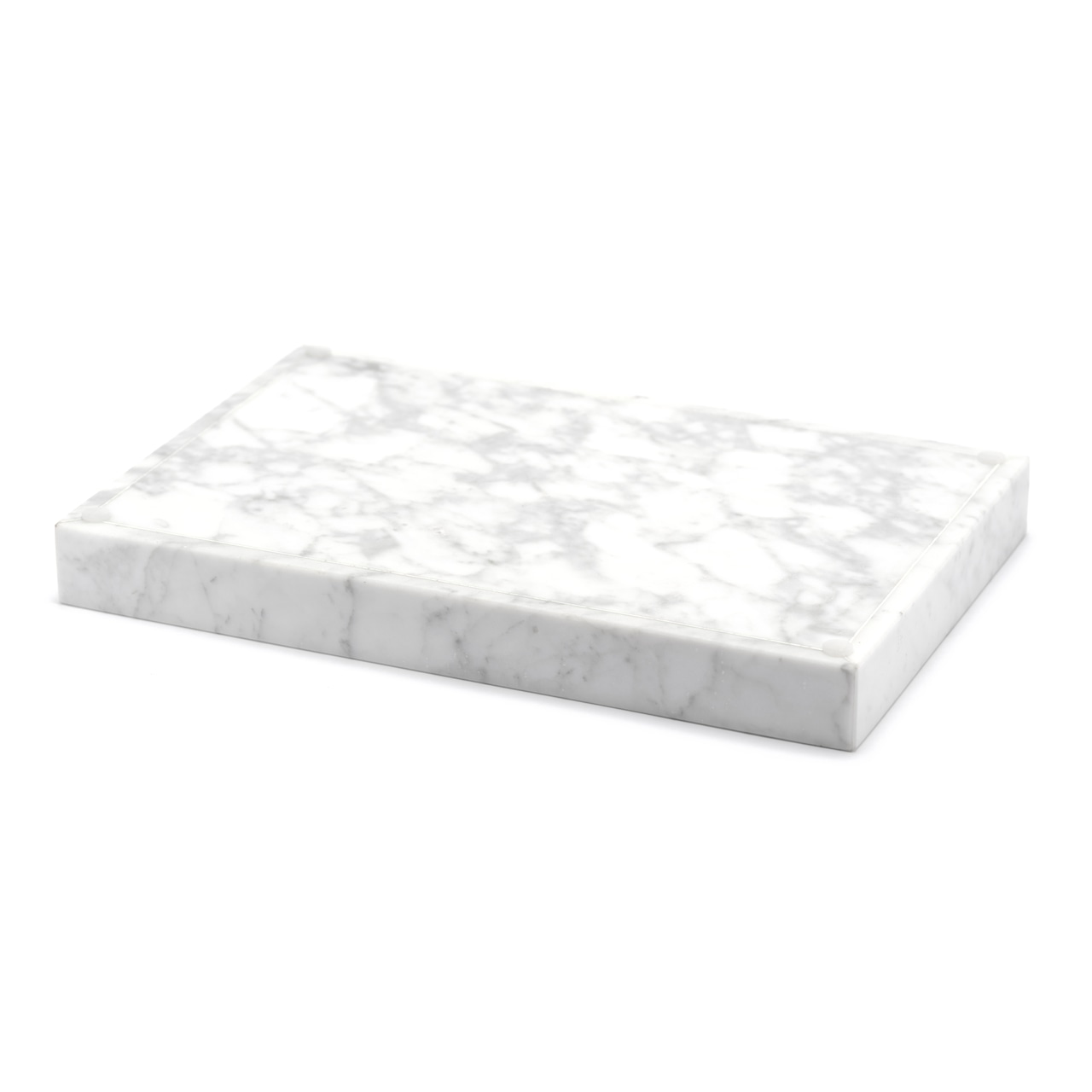 MARBLE TRAY - Bianco Carrara × Large