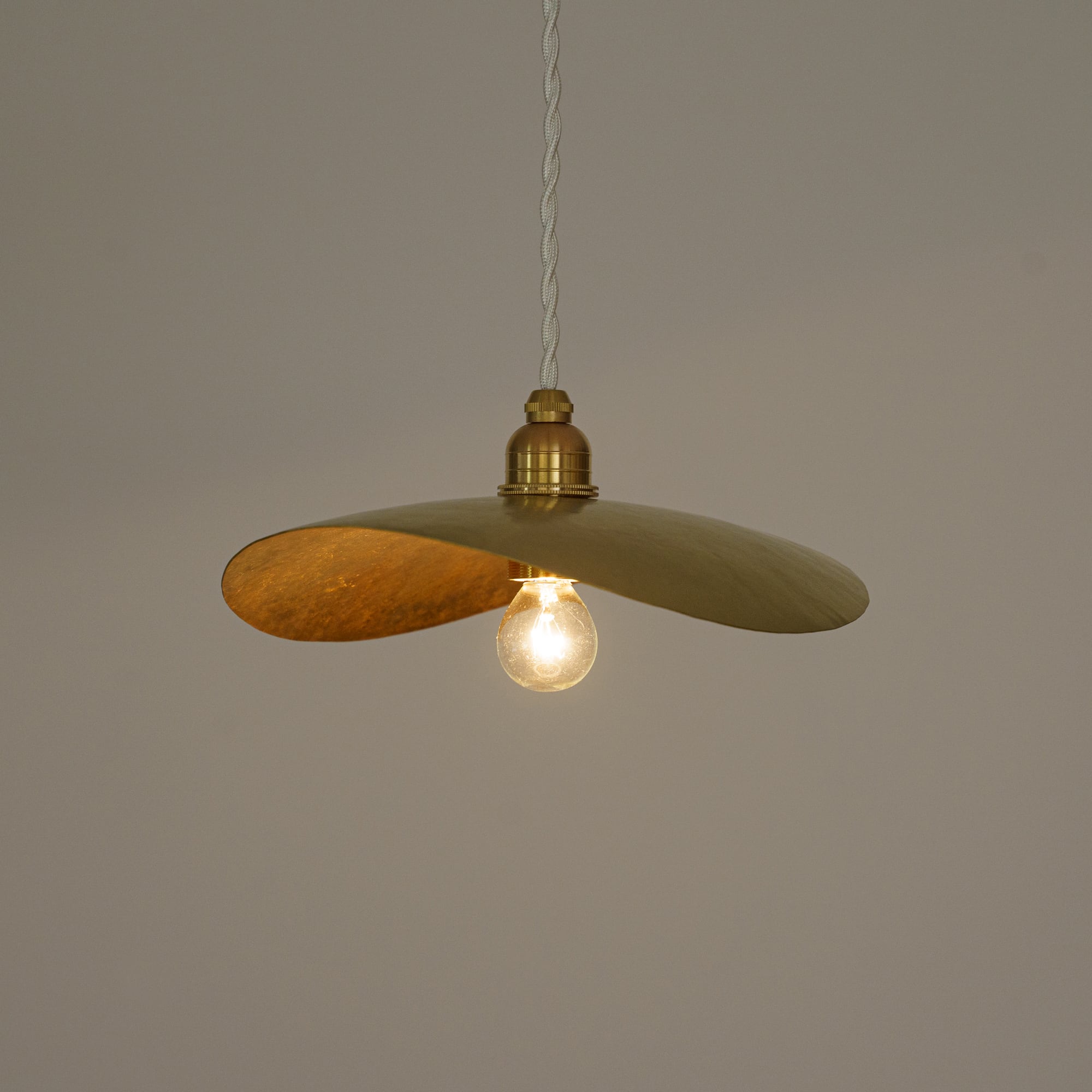 受注製作】ペンダントランプE17 ＜パピヨン230＞ / 真鍮 pendant lamp