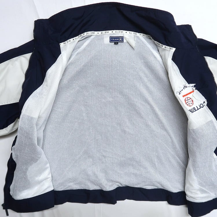 ROLAND GARROS ナイロンジャケット ホワイト/ネイビー ROLAND GARROS ナイロンジャケット ホワイト/ネイビー ROLAND