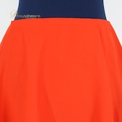 社交ダンス 衣装 スカート レッド系 チャコット Chacott 赤 無地 レッスン 練習 シンプル 鮮やか 日本製 明るい ダンス衣装 スタンダード 華やか かわいい 上品 オレンジ系