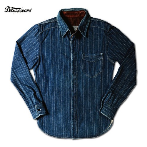 DELUXEWEAR(デラックスウエア)7630A[DENIM NEL SHIRT]