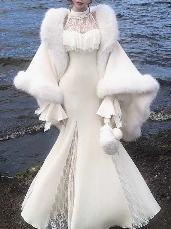 ホワイトフロスト ラグジュアリーファーマントV05080