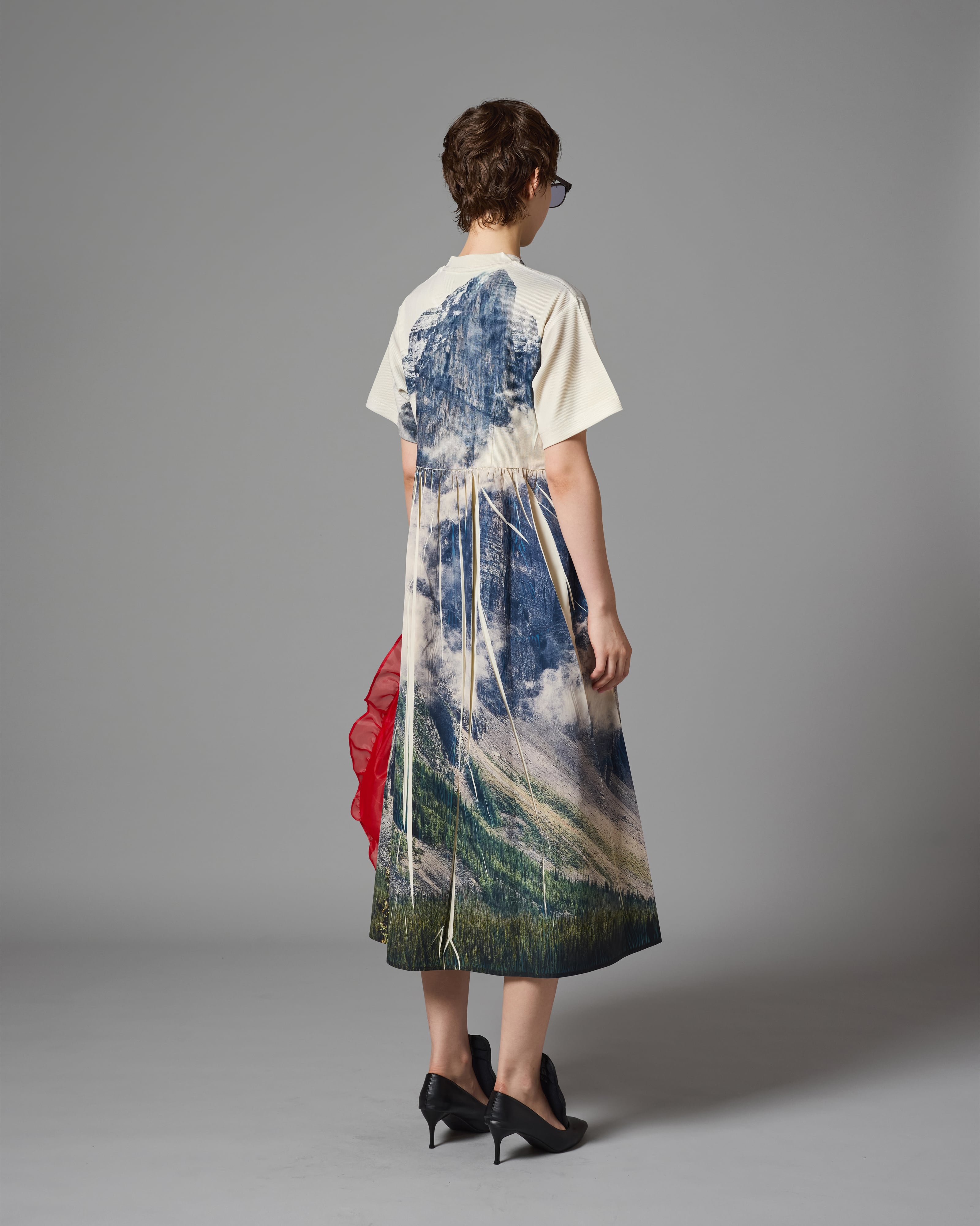 NON TOKYO ノントーキョー】 / DIRECT PRINT RIB ONE-PIECE ダイレクト