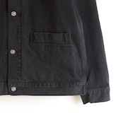 HATSKI Denim07 Box Pocket Denim Jacket Fade Black