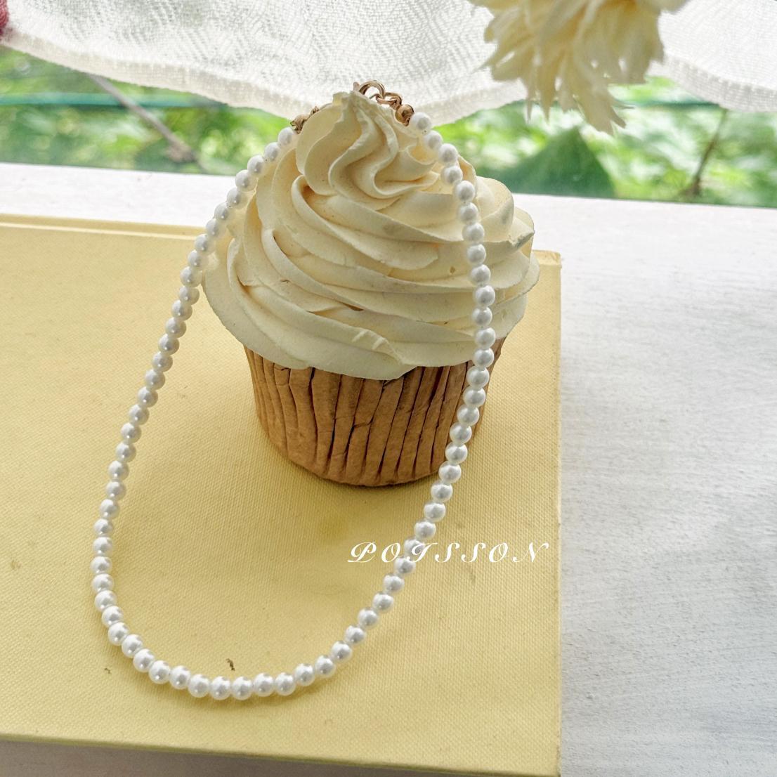 «Sold out»«poisson» リトルパールネックレス