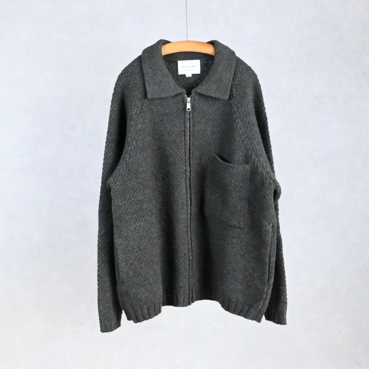25AW》【STILL BY HAND】5G KNITTED BLOUSON スティルバイハンド